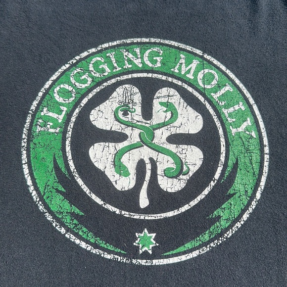 Flogging Molly Graphic tee printed on Sun Int combed cotton tee Size XL - Picture 2 of 3